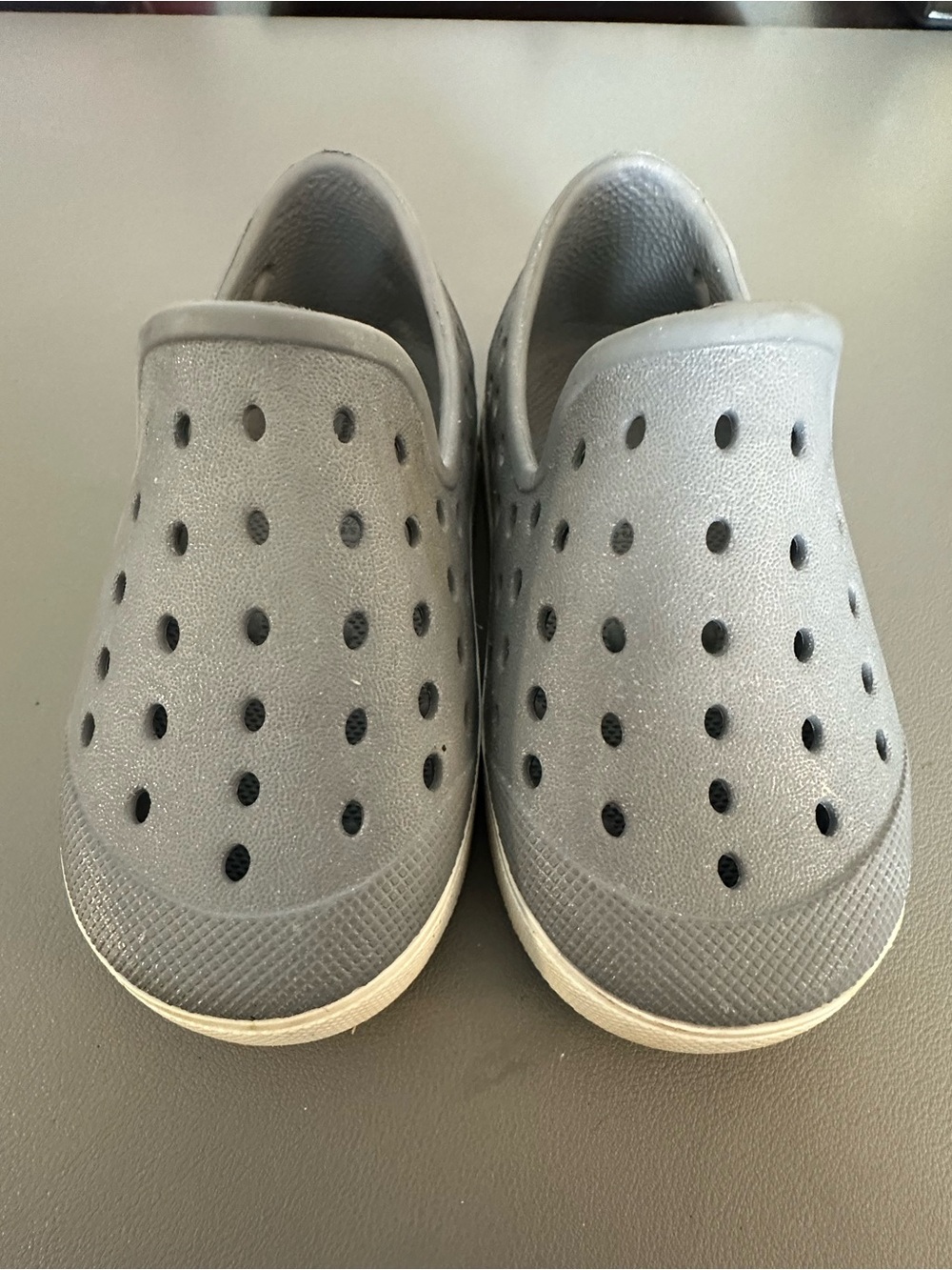 Kids Old Navy Casual Slip-On Clog in Gray